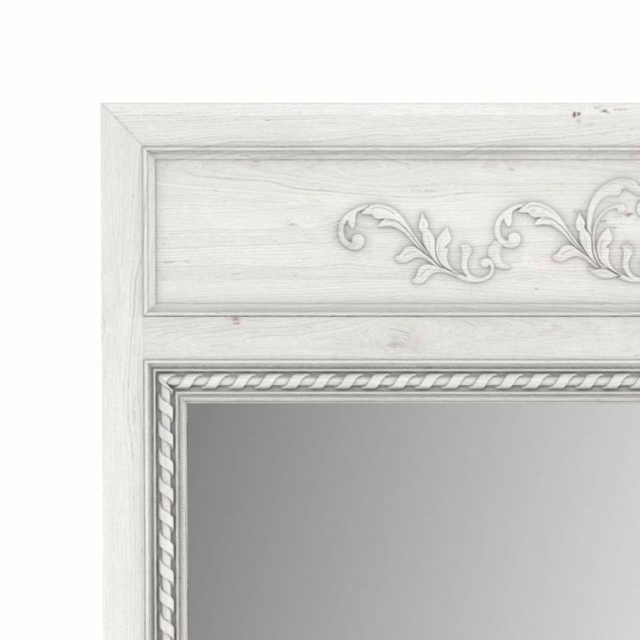 Mirrors | * Art Furniture Somerton Trumeau Landscape Mirror In Antique White