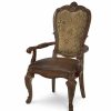 Dining Chairs | * Art Furniture Old World Upholstered Back Arm Chair In Cherry