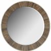 Mirrors | * Art Furniture Stockyard Round Mirror In Light Wood