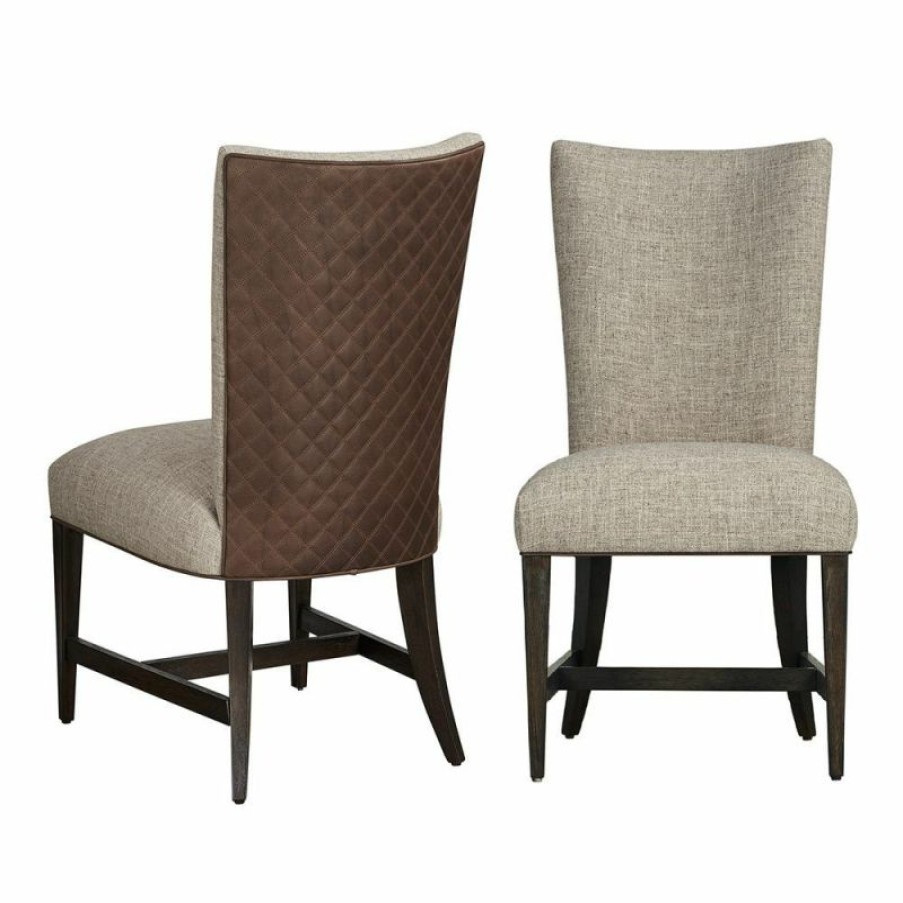 Dining Chairs | * Art Furniture Woodwright Racine Upholstered Side Chair In Espresso