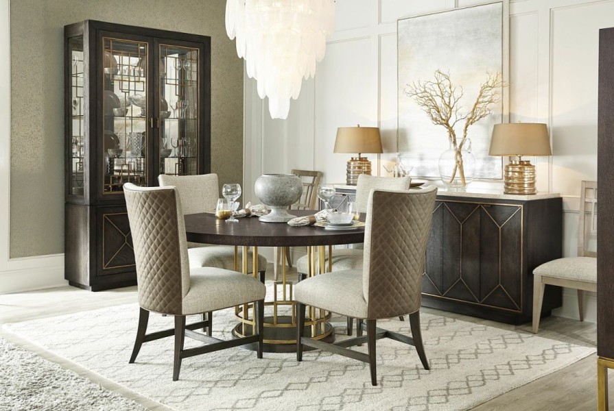 Dining Chairs | * Art Furniture Woodwright Racine Upholstered Side Chair In Espresso