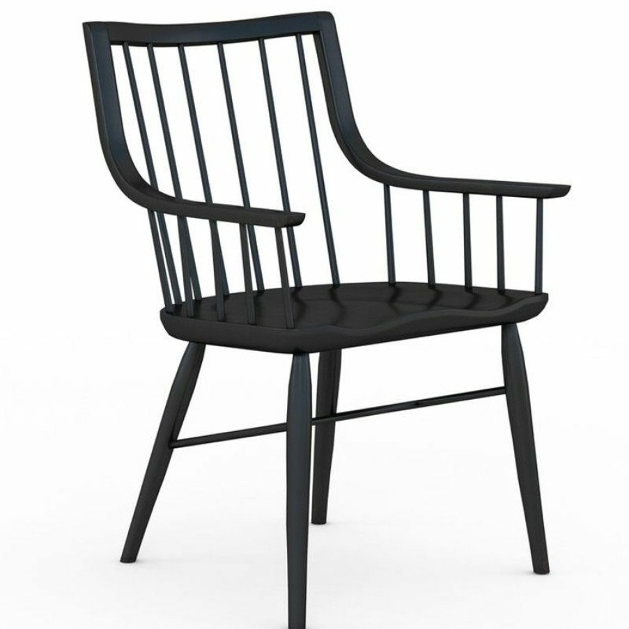 Dining Chairs | * Art Furniture Frame Windsor Arm Chair In Black