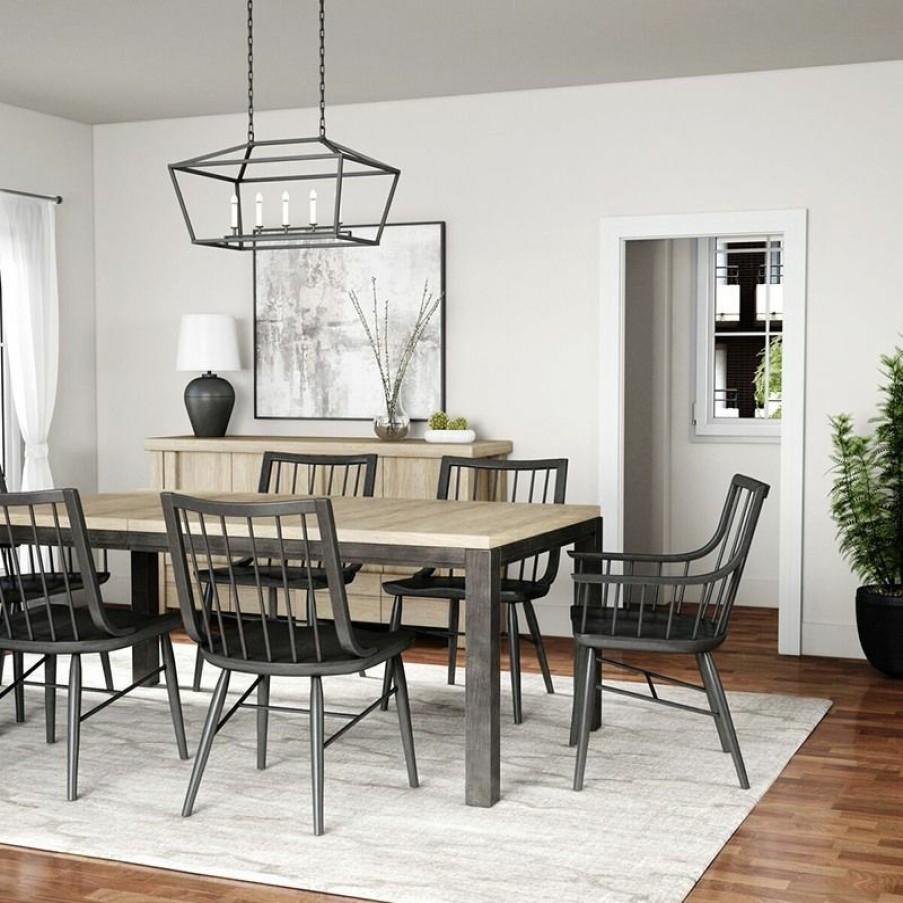 Dining Chairs | * Art Furniture Frame Windsor Arm Chair In Black