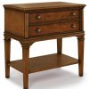 Nightstands | * Art Furniture Newel Nightstand With Storage In Vintage Cherry