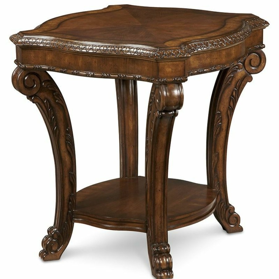 Coffee Tables | * Art Furniture Old World Rectangular End Table In Cherry