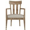 Dining Chairs | * Art Furniture Passage Arm Chair Slat Back In Light Oak