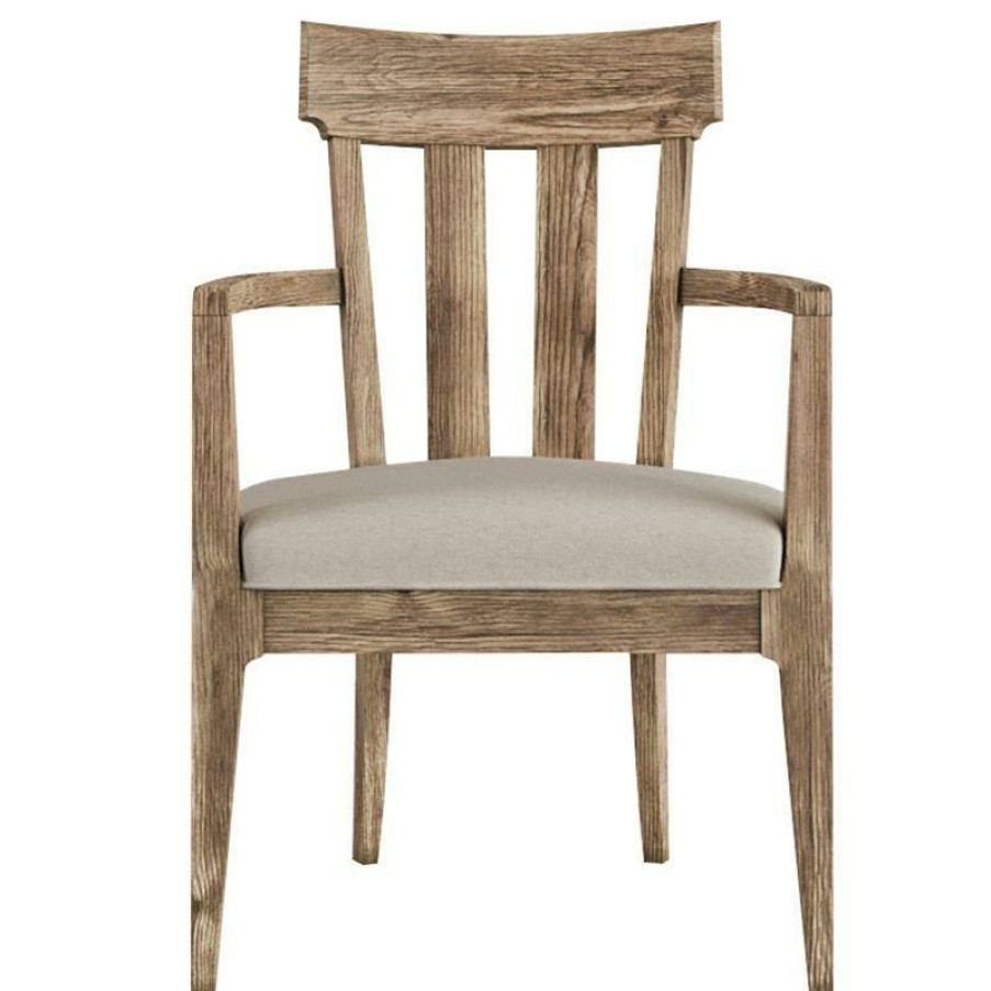 Dining Chairs | * Art Furniture Passage Arm Chair Slat Back In Light Oak