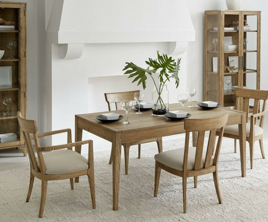 Dining Chairs | * Art Furniture Passage Arm Chair Slat Back In Light Oak