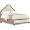 King Beds | * Art Furniture Architrave King Upholstered Panel Bed In Rustic Almond