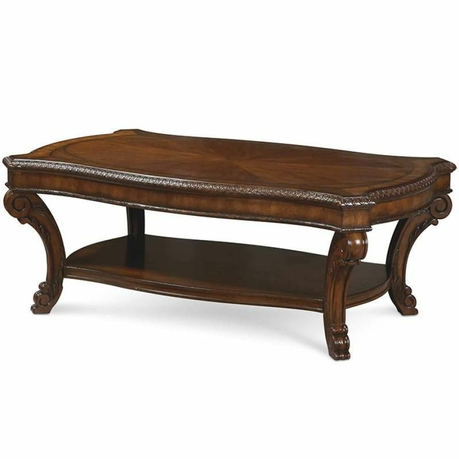 Coffee Tables | * Art Furniture Old World Rectangular Cocktail Table In Cherry