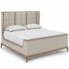 King Beds | * Art Furniture Passage California King Upholstered Bed In Light Oak