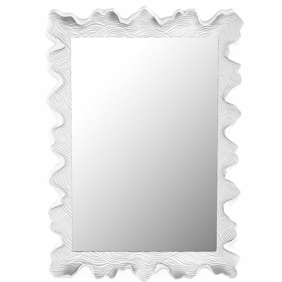 Mirrors | * Art Furniture Somerton Scallop Mirror In Antique White