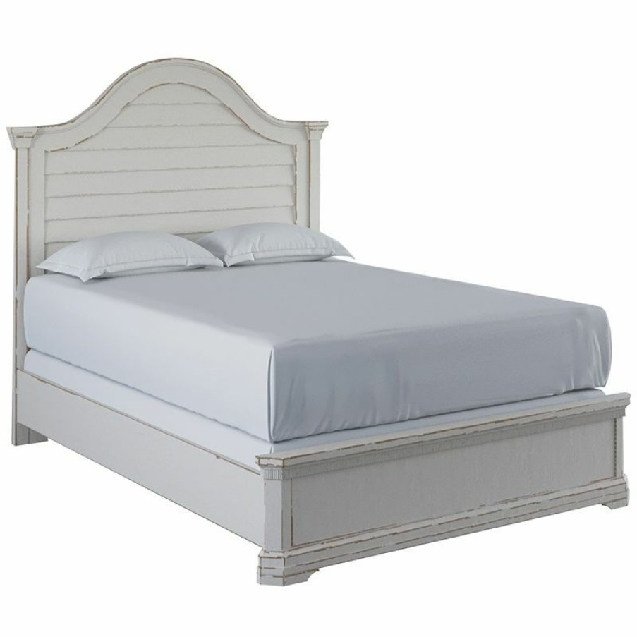 Queen Beds | * Art Furniture Palisade Queen Panel Bed In Vintage White