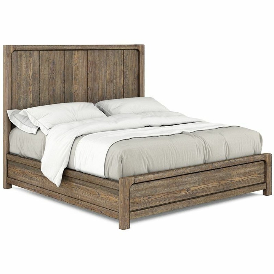 King Beds | * Art Furniture Stockyard King Panel Bed In Light Wood