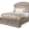 King Beds | * Art Furniture Arch Salvage King Chambers Panel Bed In Light Brown