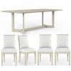 Dining Sets | * Art Furniture Cotiere Rectangular Trestle Dining Set In Light Wood