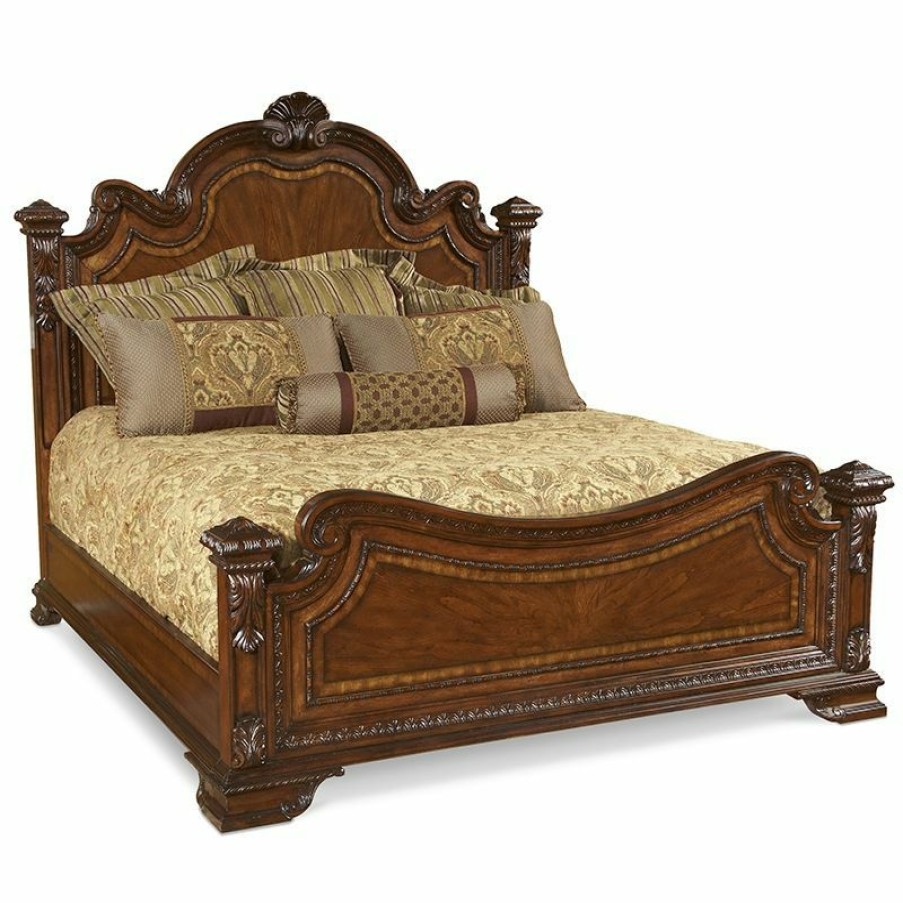 King Beds | * Art Furniture Old World King Estate Bed In Cherry