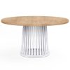 Dining Tables | * Art Furniture Post Round Dining Table In Greyed Brown