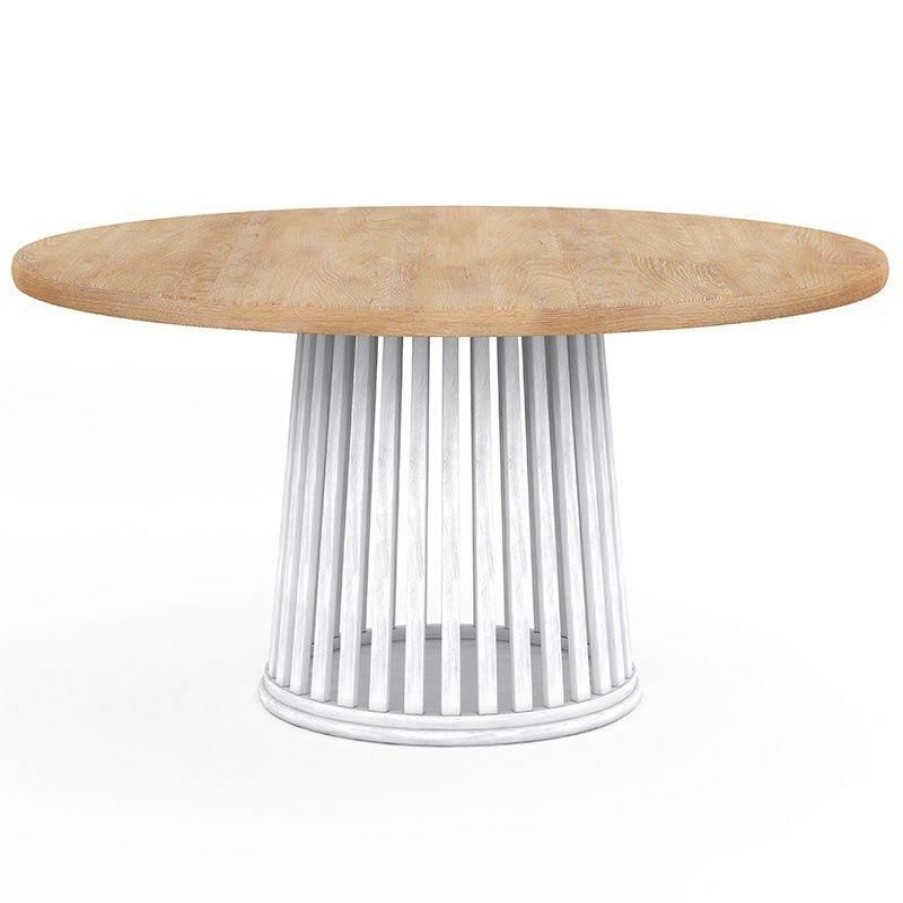 Dining Tables | * Art Furniture Post Round Dining Table In Greyed Brown