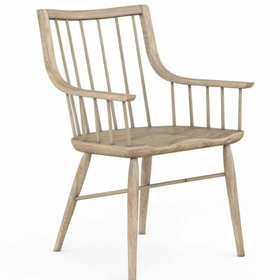 Dining Chairs | * Art Furniture Frame Windsor Arm Chair In Chestnut