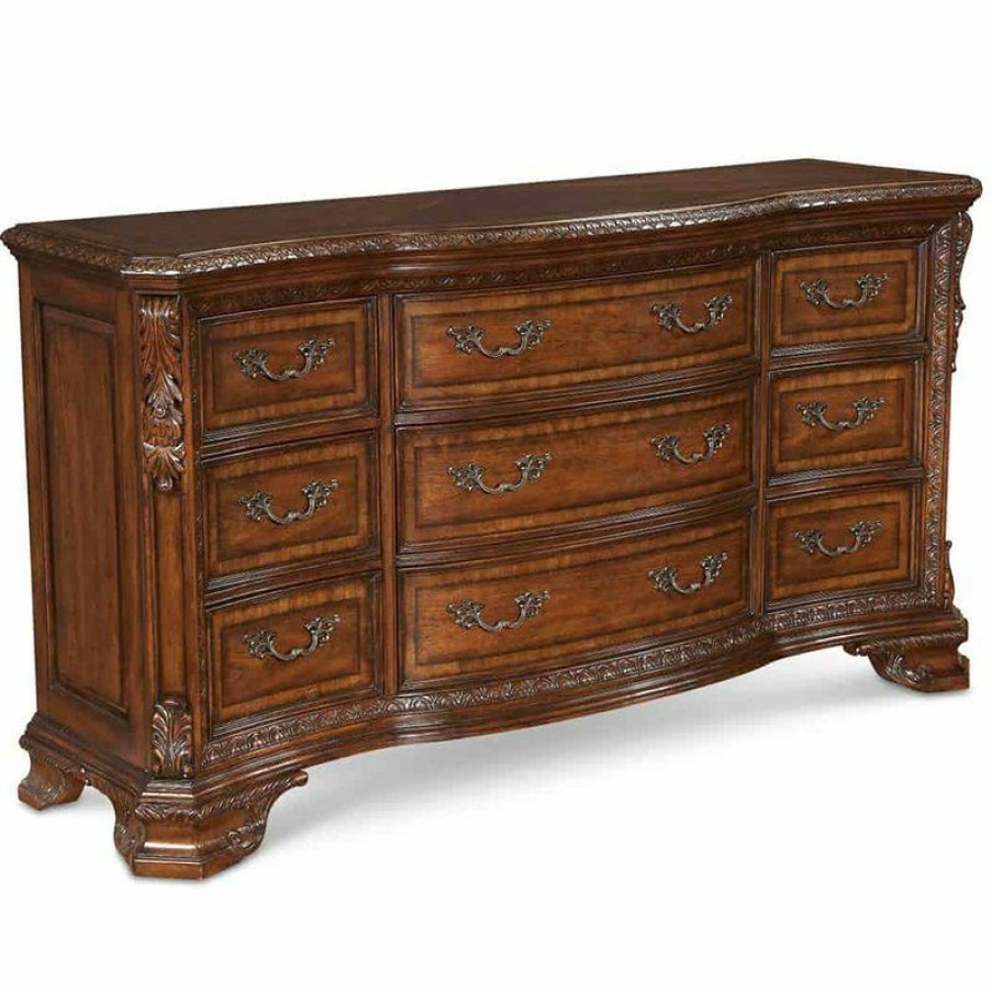 Dressers | * Art Furniture Old World Drawer Dresser In Cherry