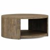 Coffee Table Sets | * Art Furniture Stockyard Round Cocktail Table In Light Wood