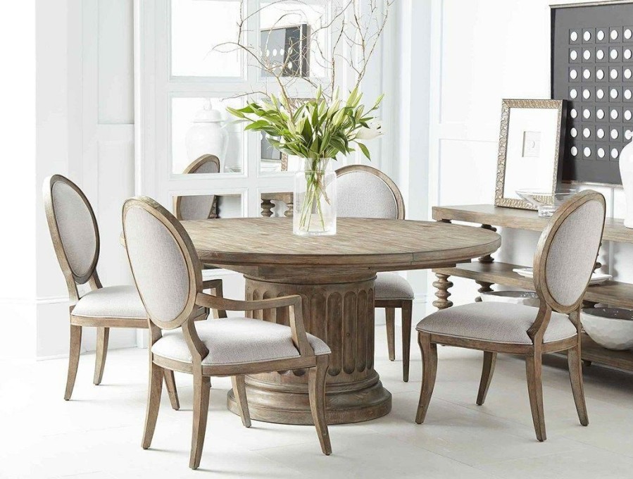 Dining Sets | * Art Furniture Architrave Round Dining Set In Rustic Almond