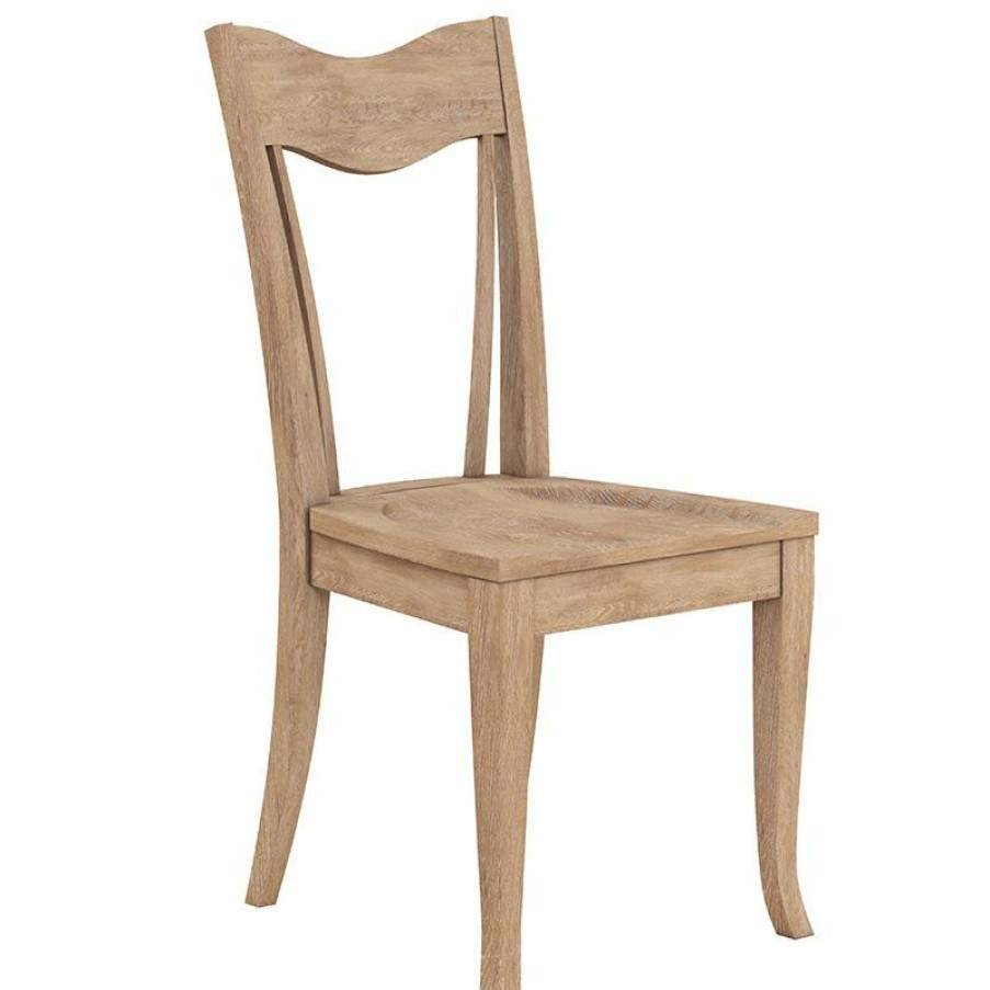 Dining Chairs | * Art Furniture Post Side Chair Wood Seat In Greyed Brown