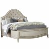 King Beds | * Art Furniture Starlite King Upholstered Panel Bed In Silver