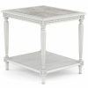 End Tables | * Art Furniture Somerton End Table With Stone Top In Antique White