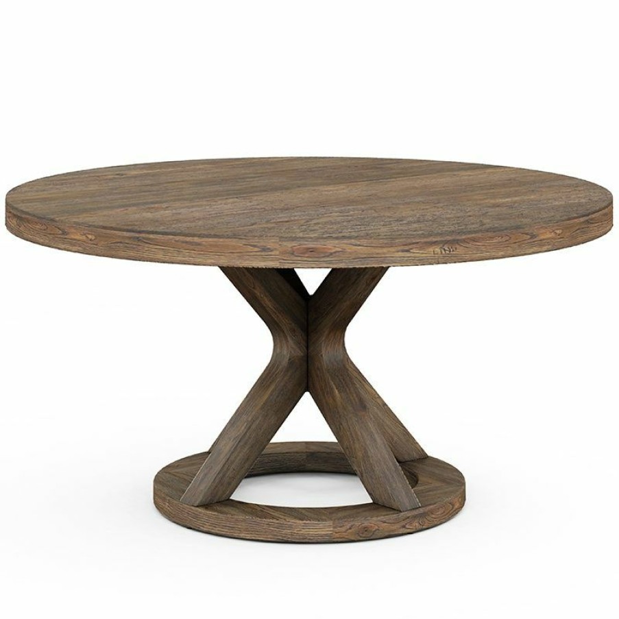 Dining Tables | * Art Furniture Stockyard Round Dining Table In Light Wood