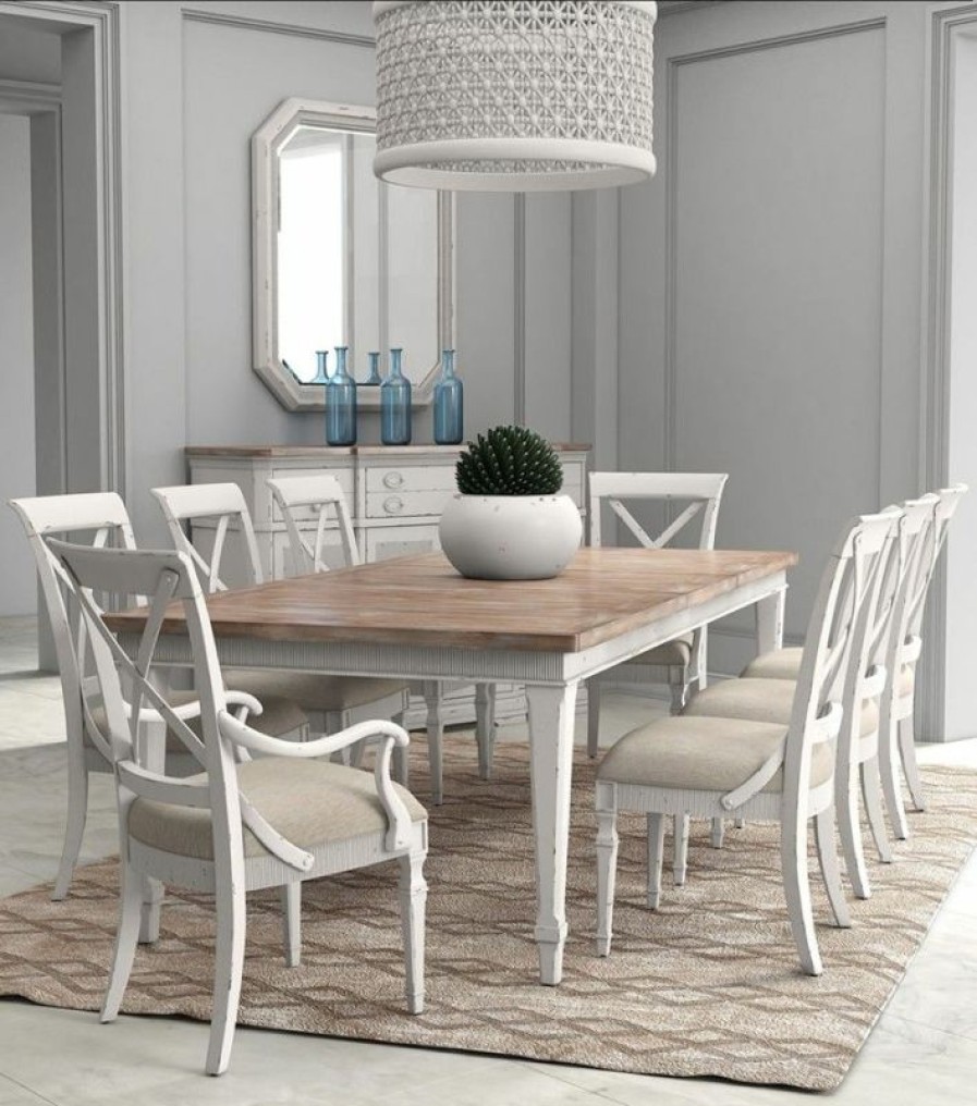 Dining Tables | * Art Furniture Palisade Leg Dining Table In Vintage White