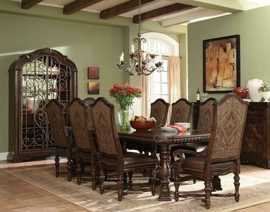 Dining Sets | * Art Furniture Valencia Trestle Dining Set In Dark Oak