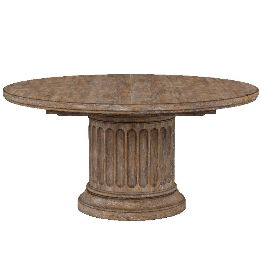 Dining Tables | * Art Furniture Architrave Round Dining Table In Rustic Almond