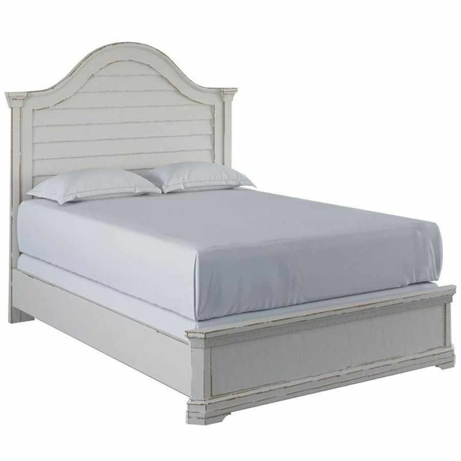 King Beds | * Art Furniture Palisade King Panel Bed In Vintage White