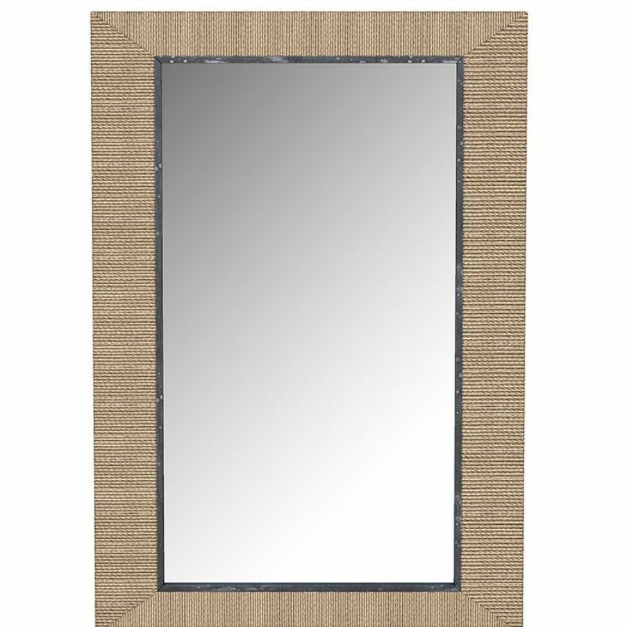 Mirrors | * Art Furniture Frame Mirror In Chestnut And Antique Carbon