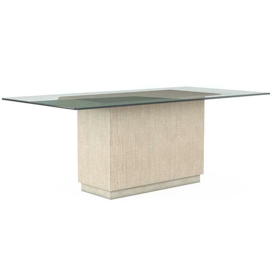 Dining Tables | * Art Furniture Cotiere Rectangular Pedestal Dining Table In Light Wood