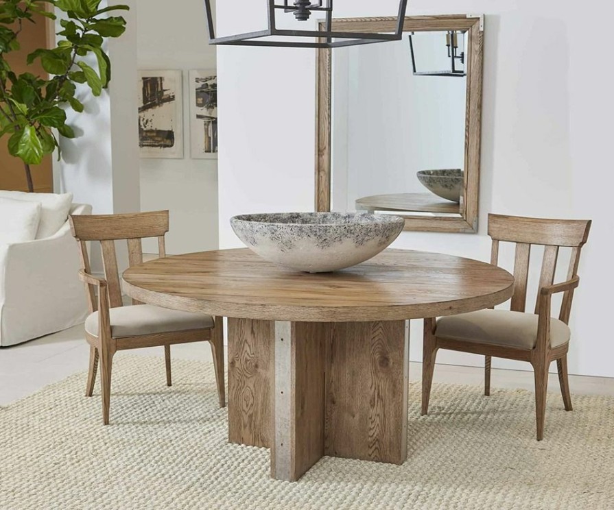 Dining Tables | * Art Furniture Passage Round Dining Table In Light Oak