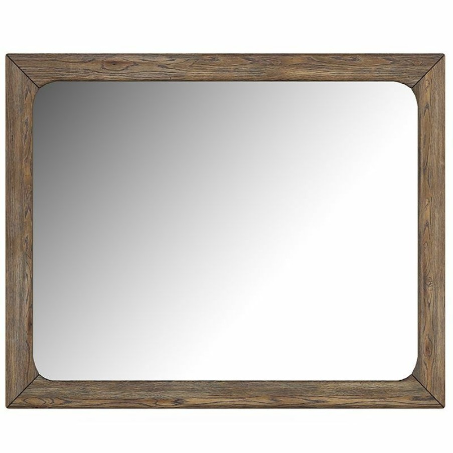 Mirrors | * Art Furniture Stockyard Landscape Mirror In Light Wood