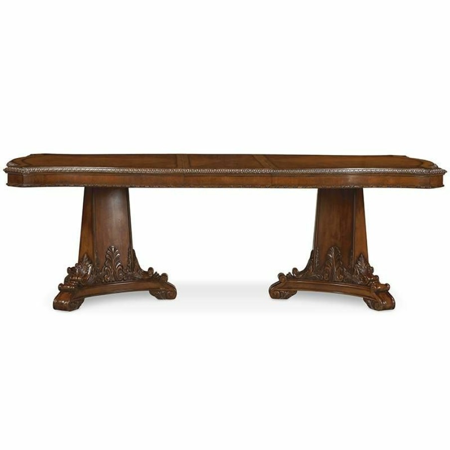 Dining Tables | * Art Furniture Old World Double Pedestal Table In Cherry